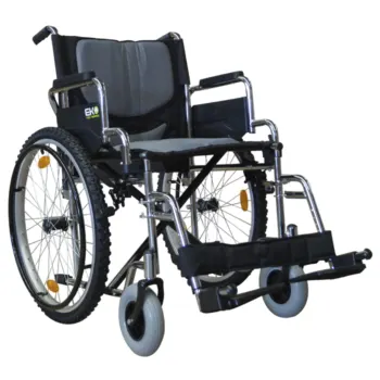 OU418 – Silla De Ruedas Todo Terreno 20″ Cromada